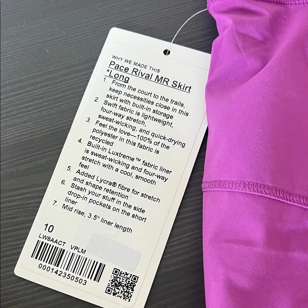 lululemon athletica Vibrant Pink Skort - Picture 3 of 4